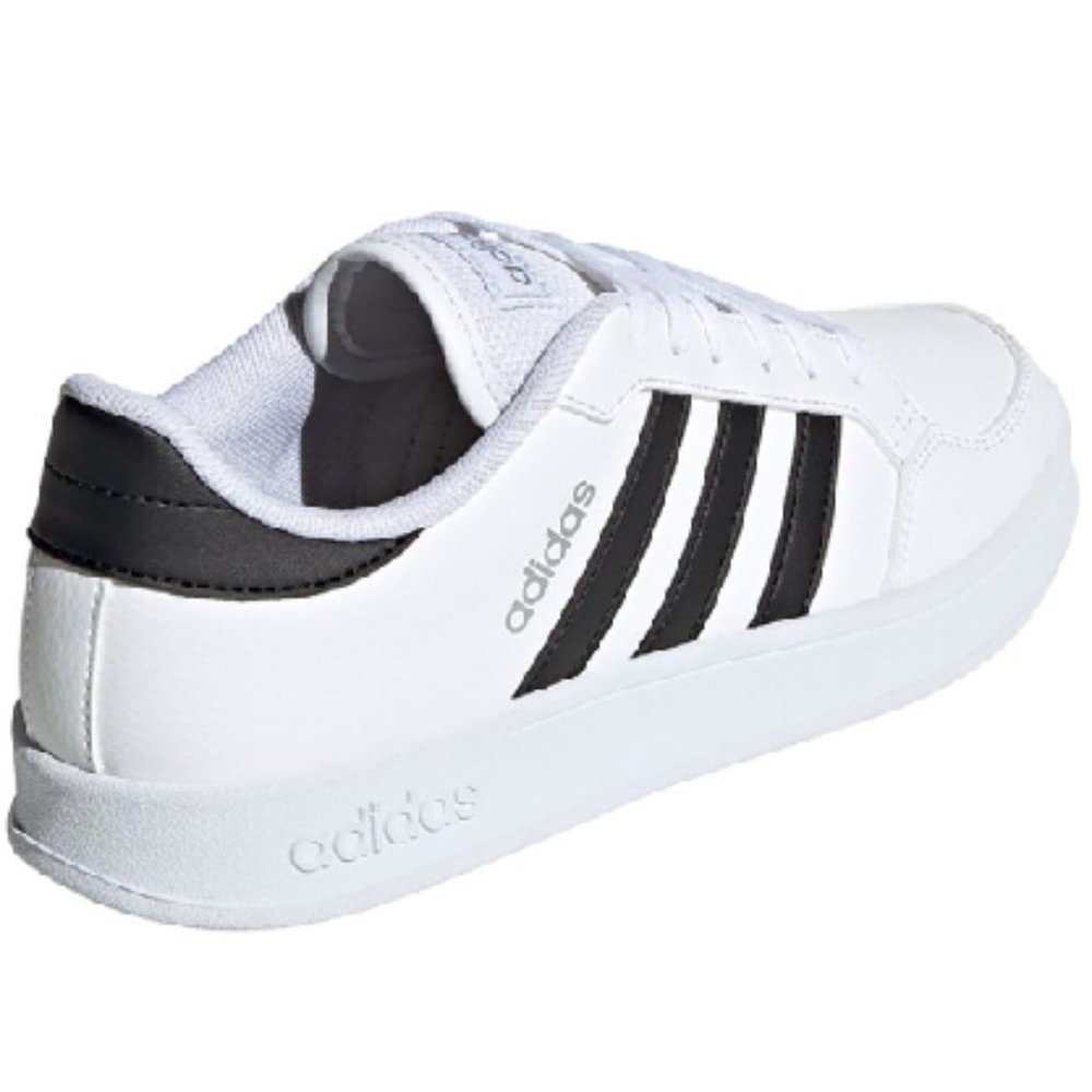 adidas Men's Sportswear Breaknet Shoes White/Black 11 - Picture 6 of 9